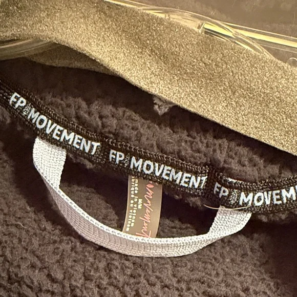 Free People Movement Black Fleece with Light Blue Trim - Picture 6 of 6